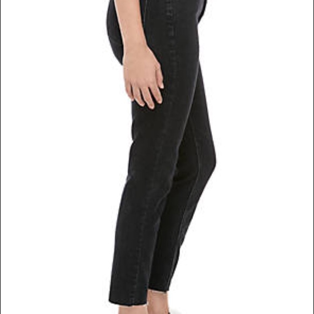 FREE PEOPLE Crvy Mardi High Rise Skinny NWT 29 Blk - Picture 7 of 12